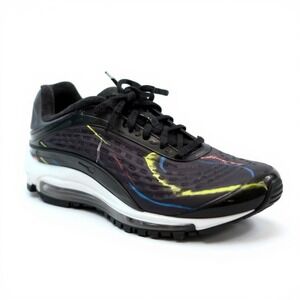 Nike Air Max Deluxe Black Multi Color Running Shoes Sneakers